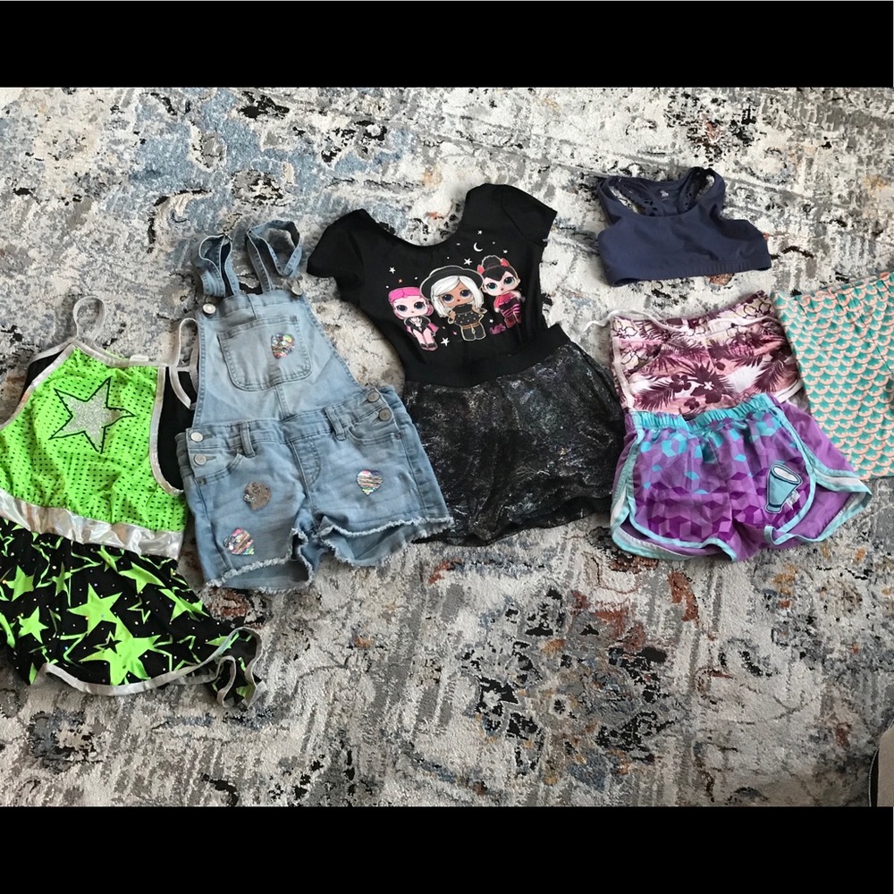 Girls size 7/8 lot. Justice Shorts